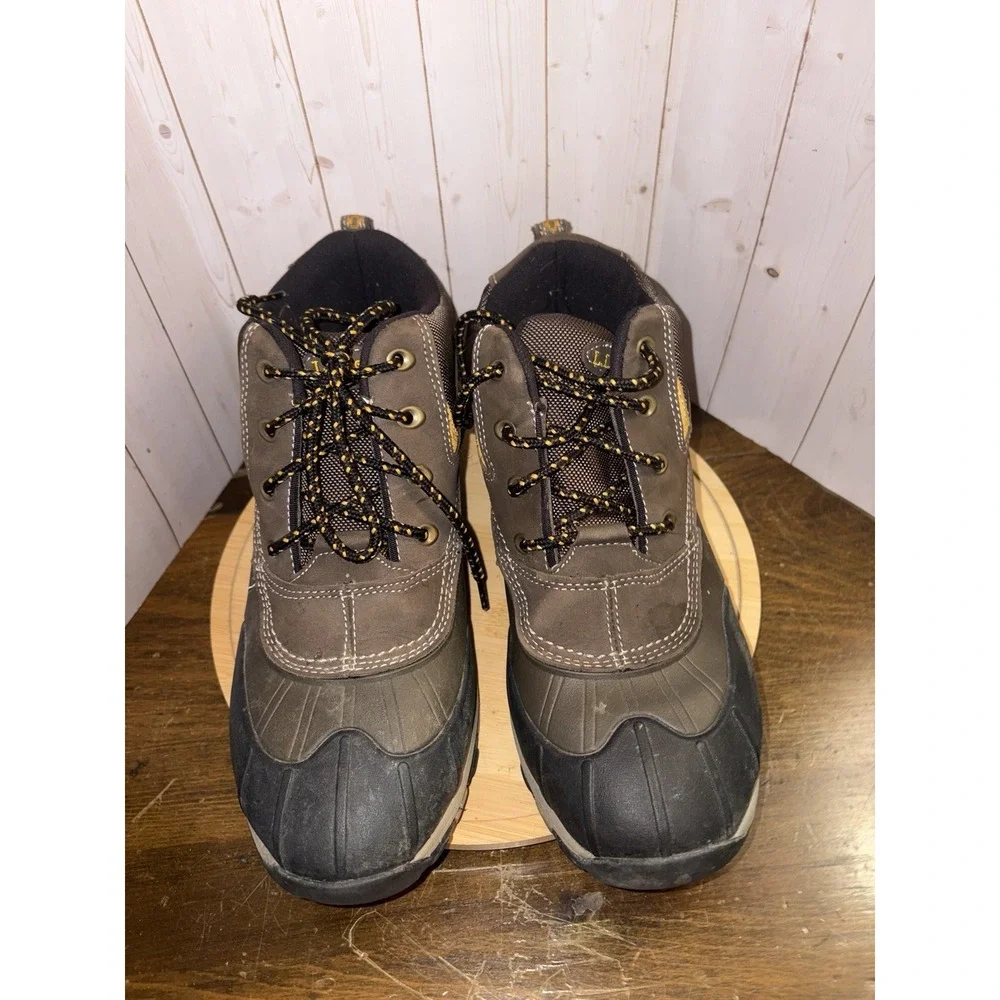 LL‎ Bean Men 12 M Brown Hiking Boots TEK 2.5 Waterproof Primaloft Insulated